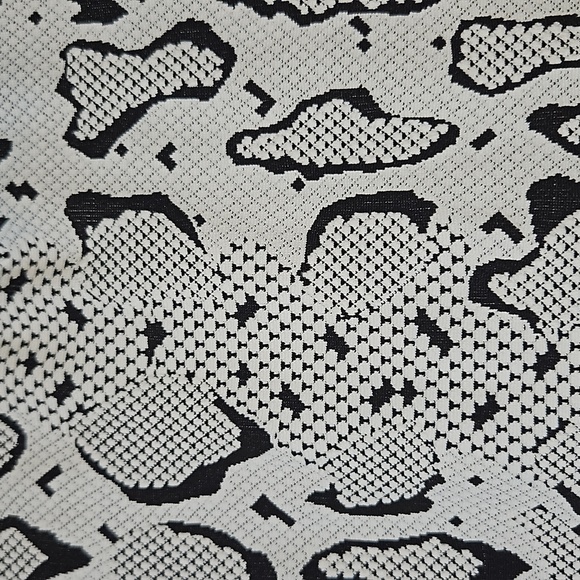 Stera Black White Button Down sreachers Shirt Sz L - Picture 9 of 11